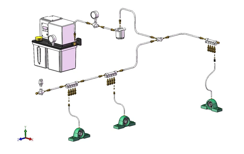 Single Line Resistive Lubrication Systems/Pumps